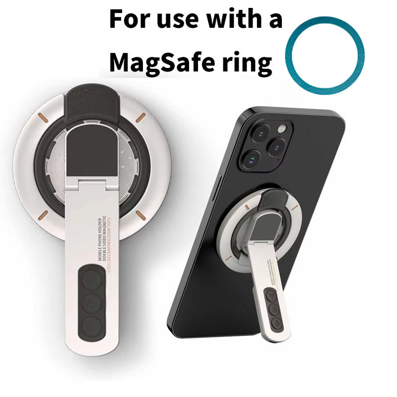 Thumbnail: 360° Magnetic Ring Holder for Cell Phones — Double-Sided