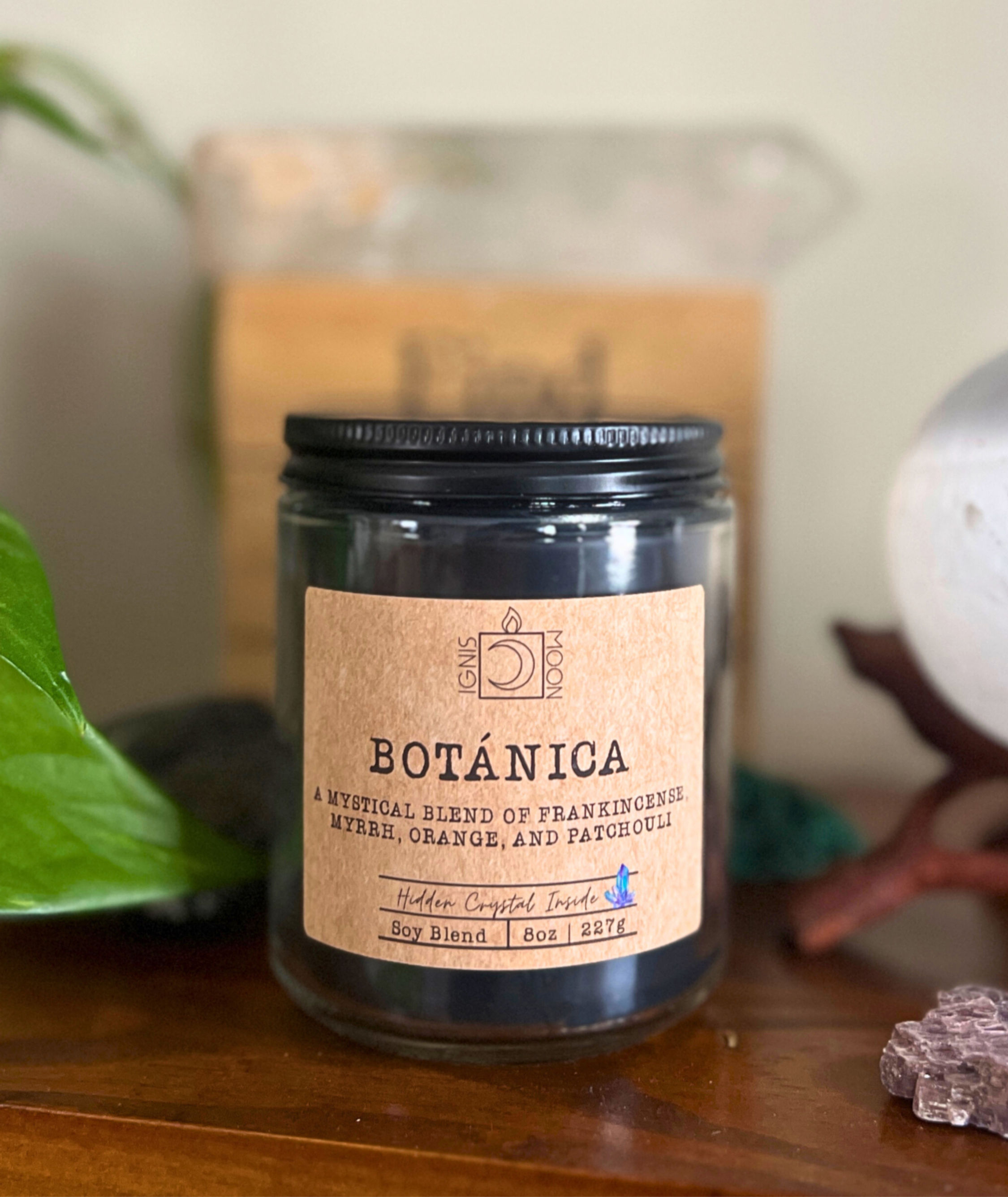Botanica Crystal Candle