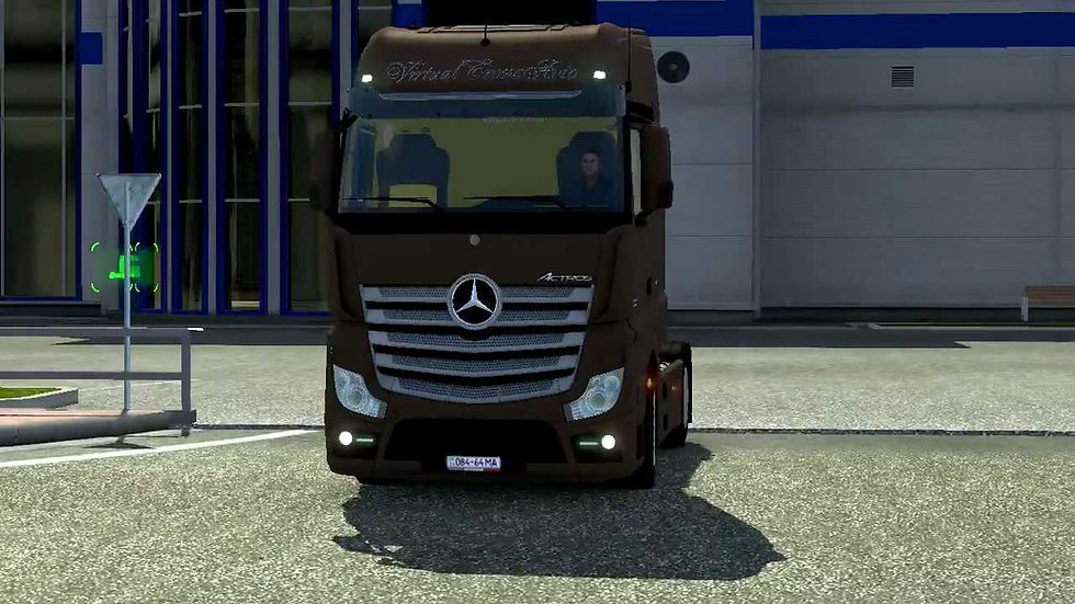 Euro Truck Simulator 2 Mercedes Modu