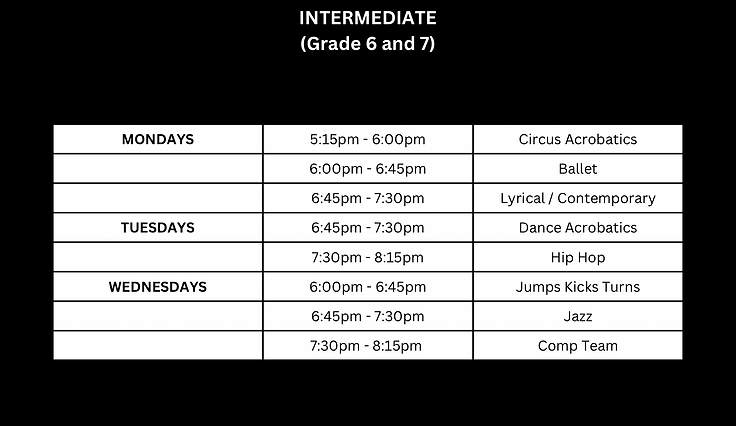 Term 1 2026 timetable - AURA INTERMEDIATE AGE GROUP.PNG