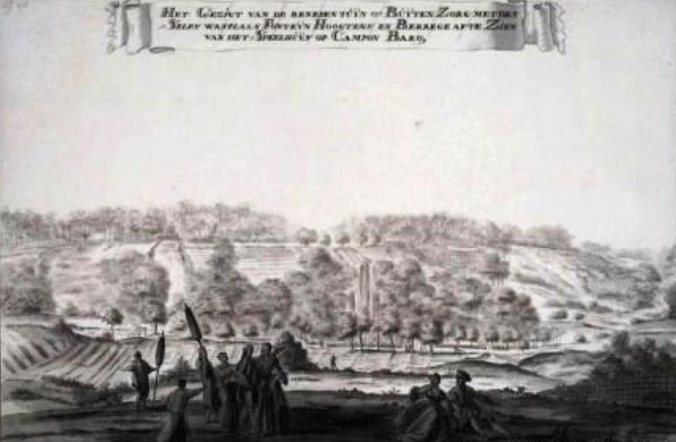 Gambaran wilayah Pakuan Pajajaran di Buitenzorg (kini Bogor). (Perpusnas RI).
