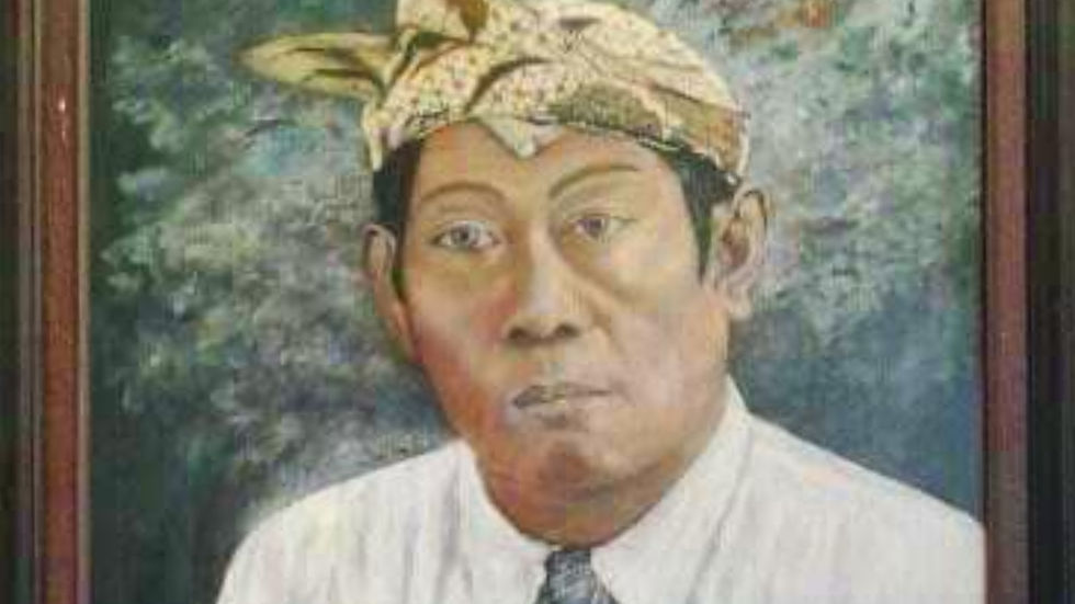 Lukisan Cak Gondo Durasim. (Facebook Surabaya Historical).