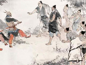 Lukisan pemberontakan Chen Sheng dan Wu Guang. (history.cultural-china.com).