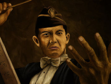 Ilustrasi A.H. Nasution. (M.A. Yusuf/Historia.ID).