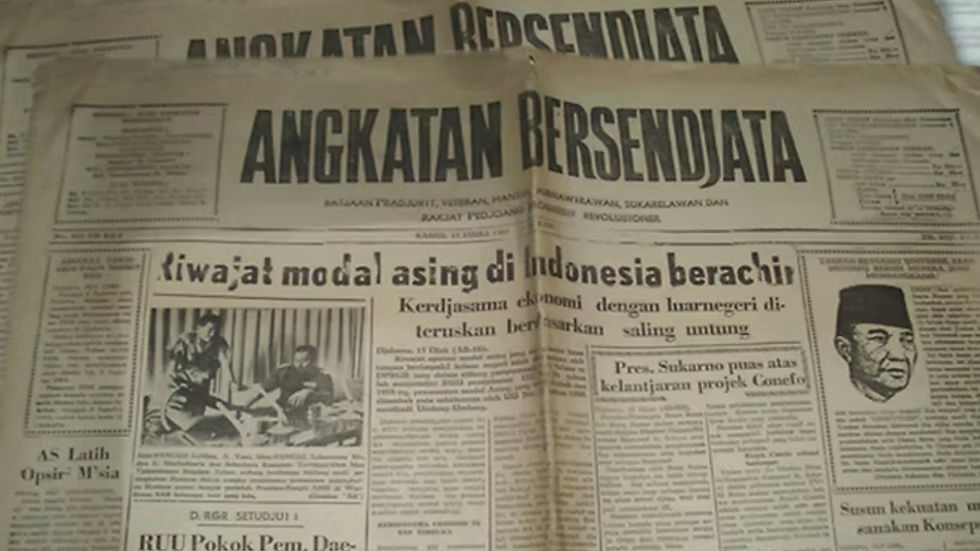 Harian Angkatan Bersendjata dan Berita Yuda merupakan media Angkatan Darat.