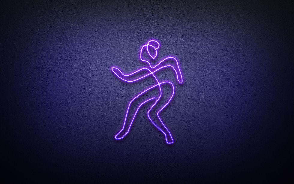 Miniature : Néon Danse silhouette 2
