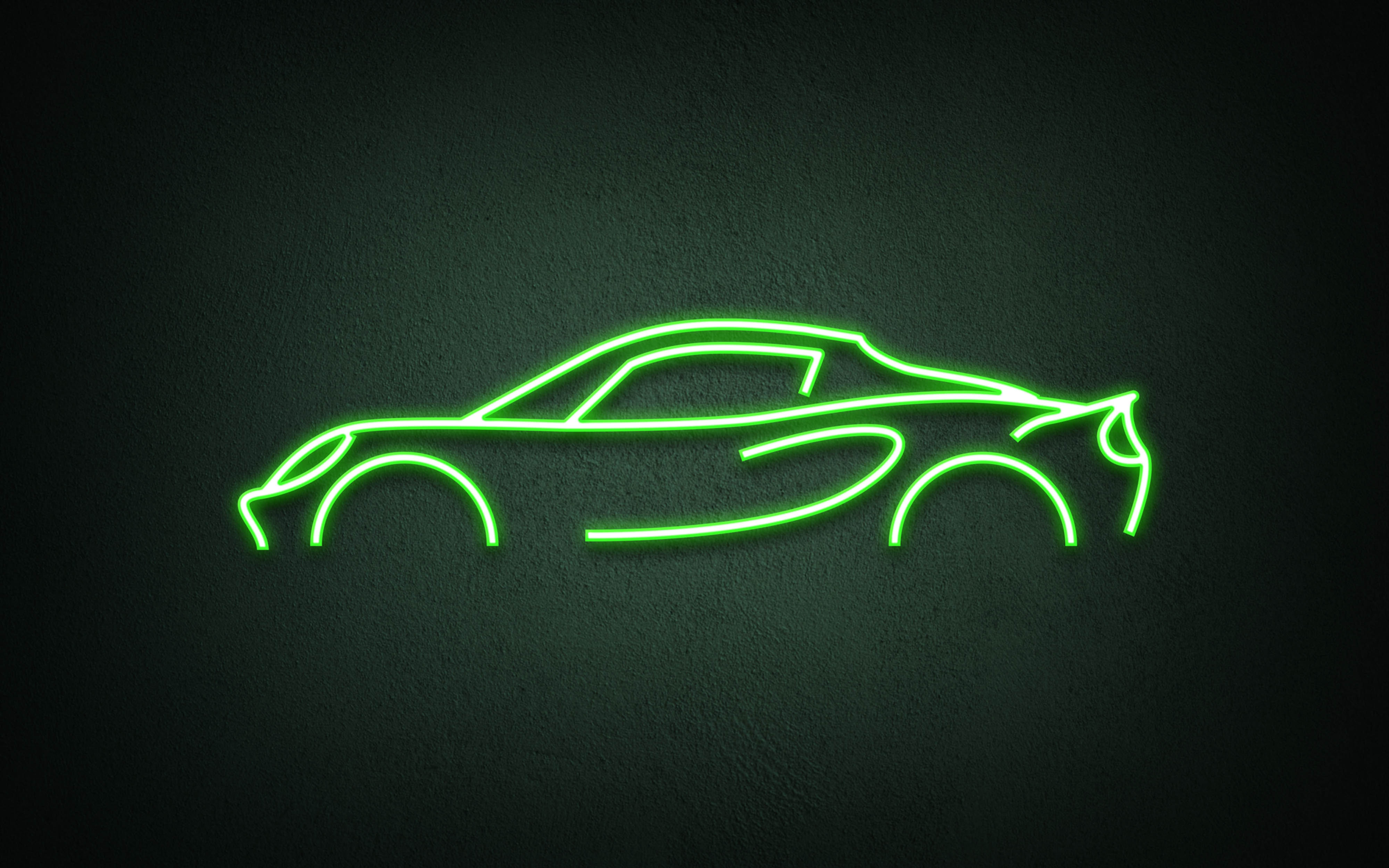 Néon Lotus Elise silhouette