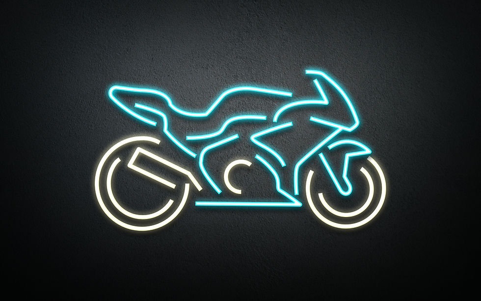 Miniature : Néon moto