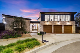 Twilight listing photo of a luxury property in Corona Del Mar, Orange County.