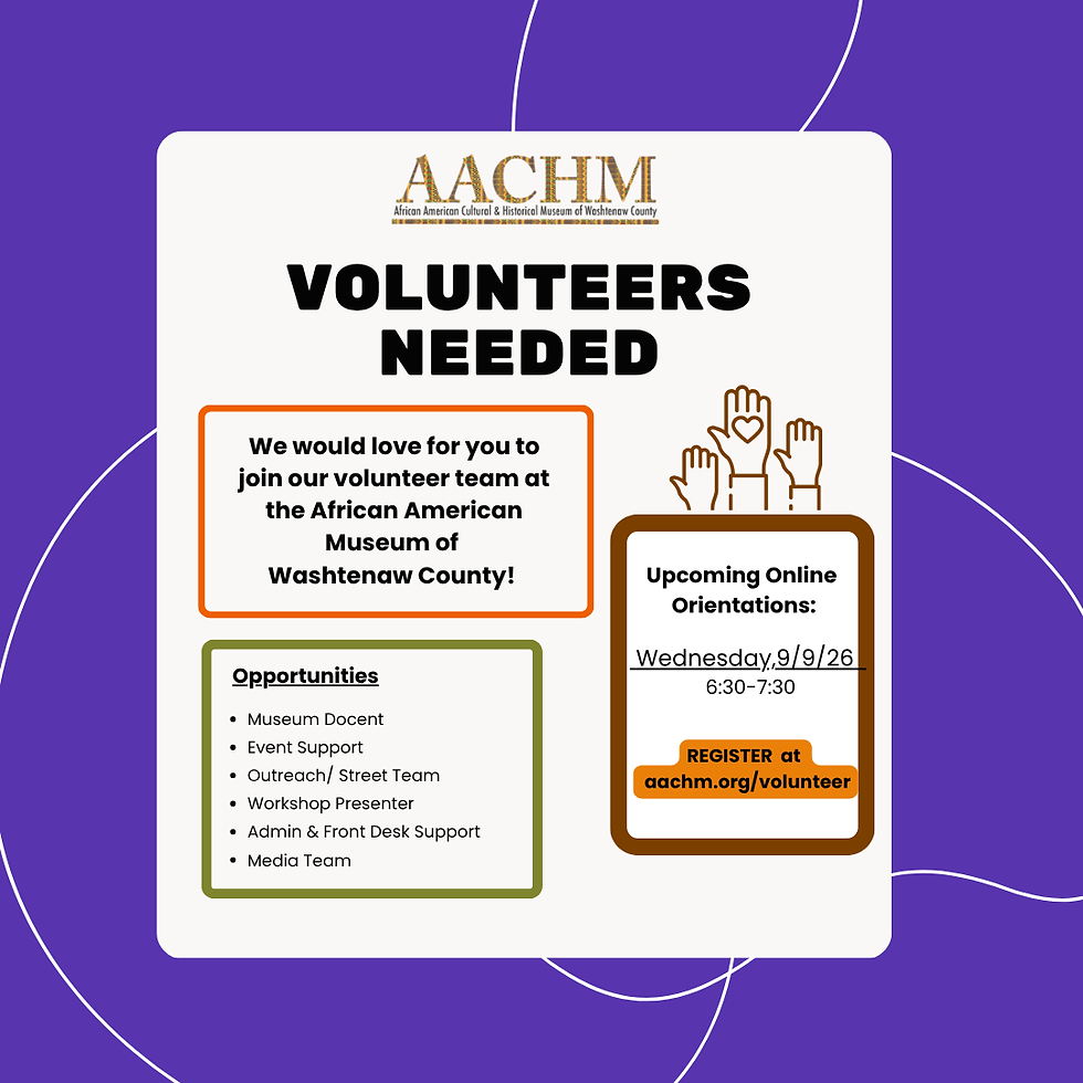 Fall Volunteer Orientation