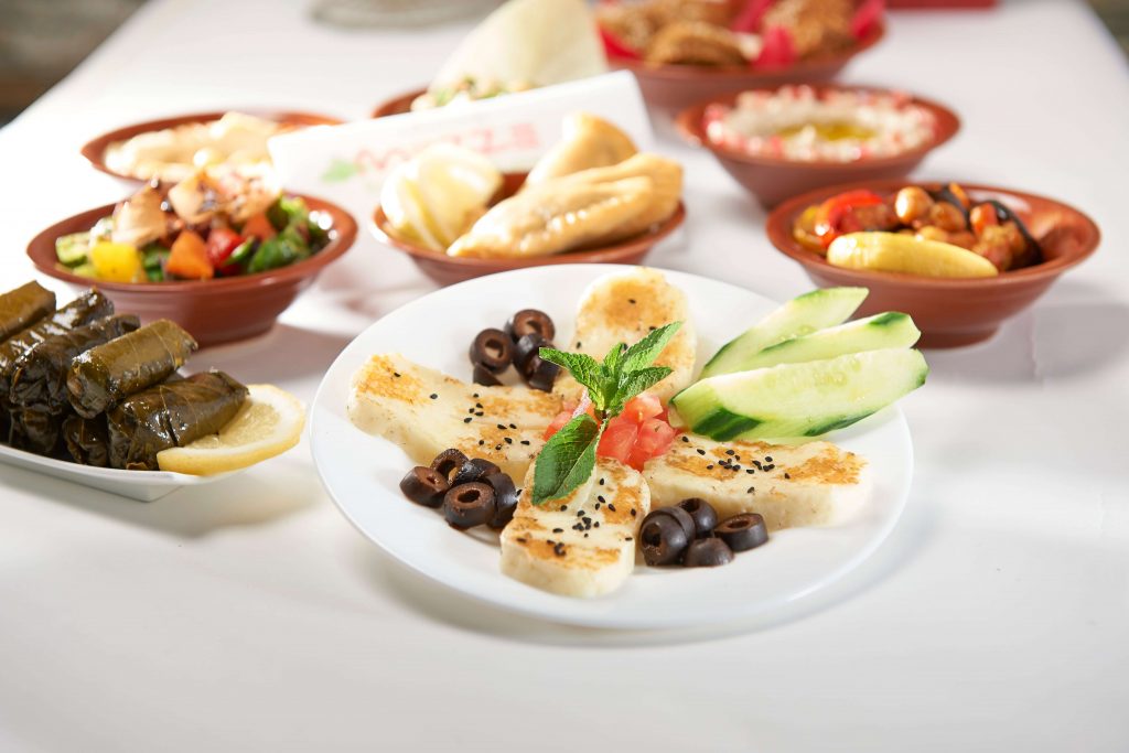 Arranged Food and Objects