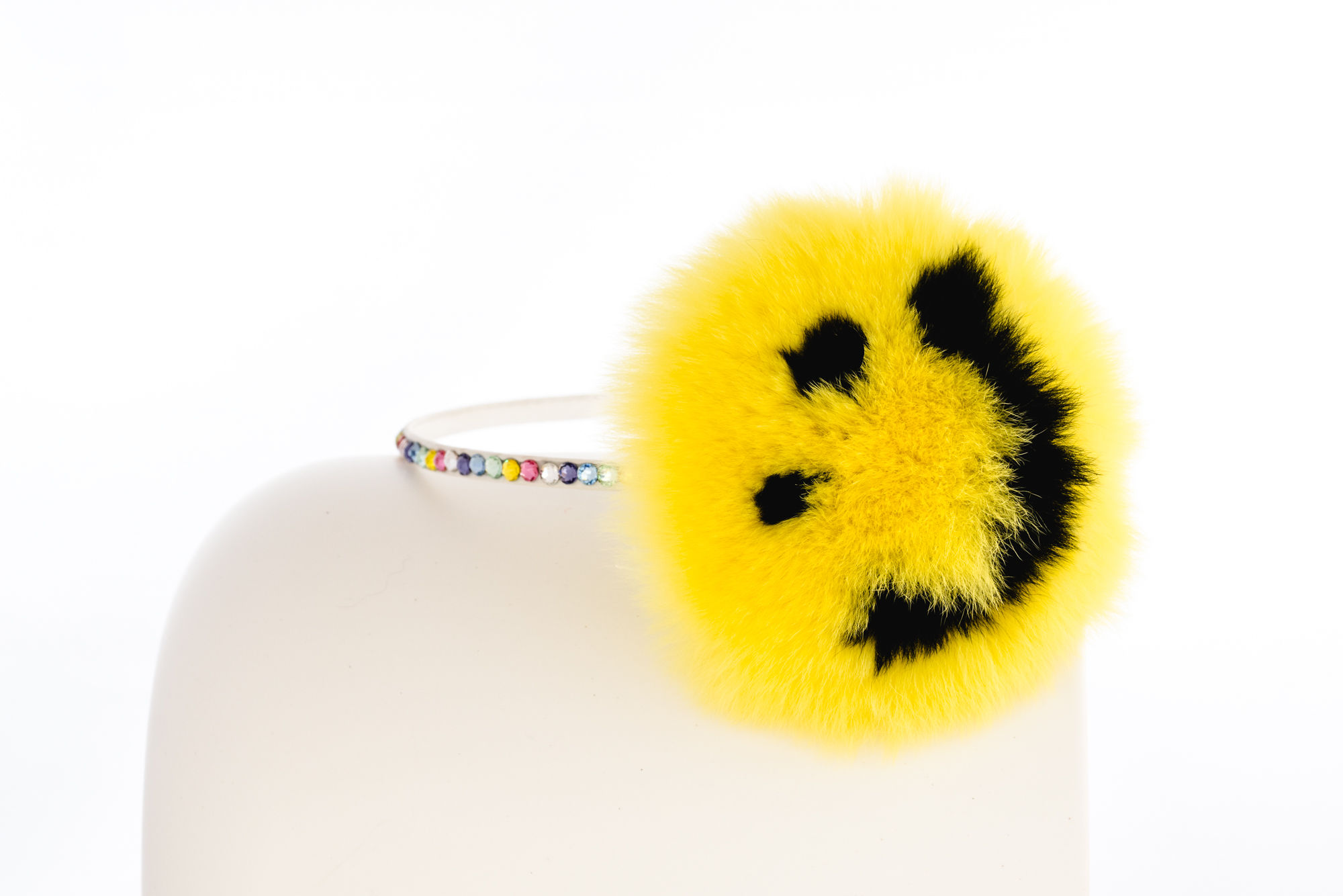 Happy Face Rainbow Puff