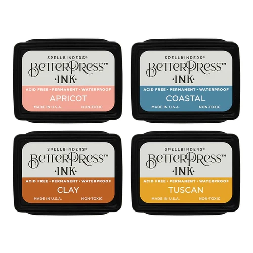 Spellbinders Betterpress : Desert Sunset Ink Mini Set - 4 Pack Bpi