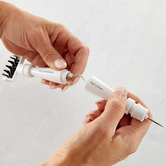 Thumbnail: Spellbinders Tool 'N One - Die Cutting Tool - White- T-035