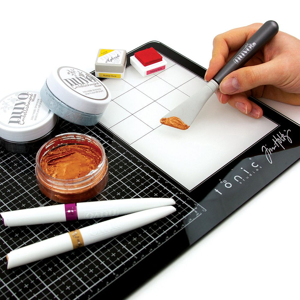 Thumbnail: Tim Holtz Travel Glass Media Mat (10.25"X 15.75") - 2633Eus