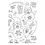 Thumbnail: Stampendous Fransformer Snowy Penguins Clear Stamp Set - Stp-220