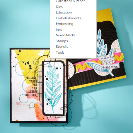 Thumbnail: Spellbinders-Lined Corners 3D Emboss Folder-Modern Botanical-Dina Wakley-E3D-124