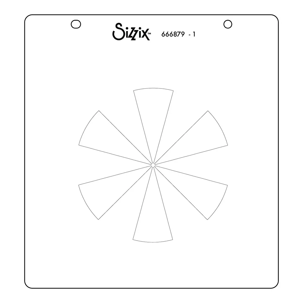 Thumbnail: Eileen Hull - Sizzix Layered Stencils 3PK  "Color Wheel" - 666879