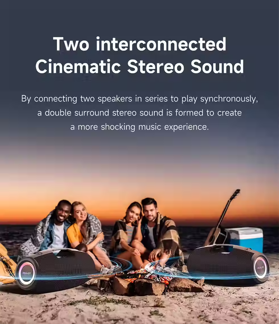 Thumbnail: ZEALOT-S78 120W Portable Bluetooth Speaker Outdoor Party