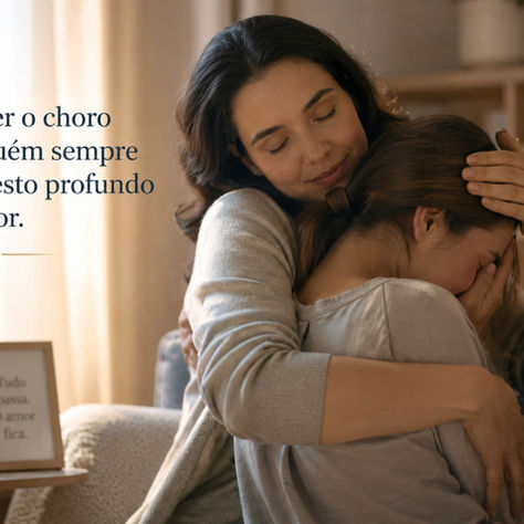 Eu achava que o choro era ruim