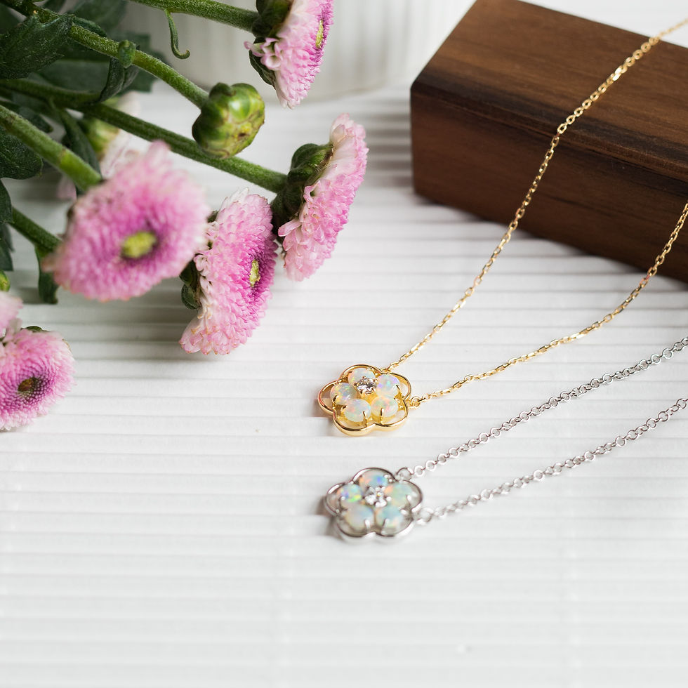 Thumbnail: Opal Coordinate Necklace