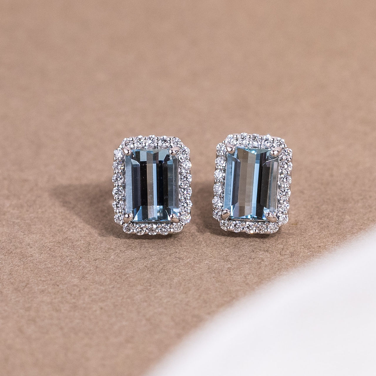 Chunky Aquamarine Earrings