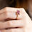 Thumbnail: Takumi Ring in Pink Tourmaline