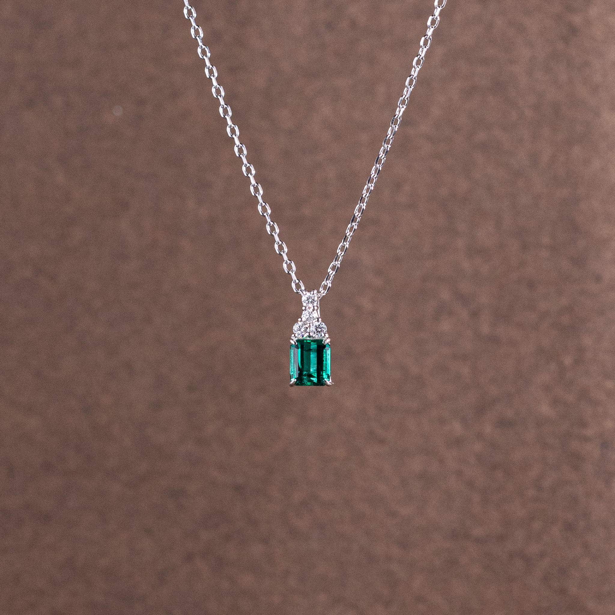 Emerald Ophelia Necklace