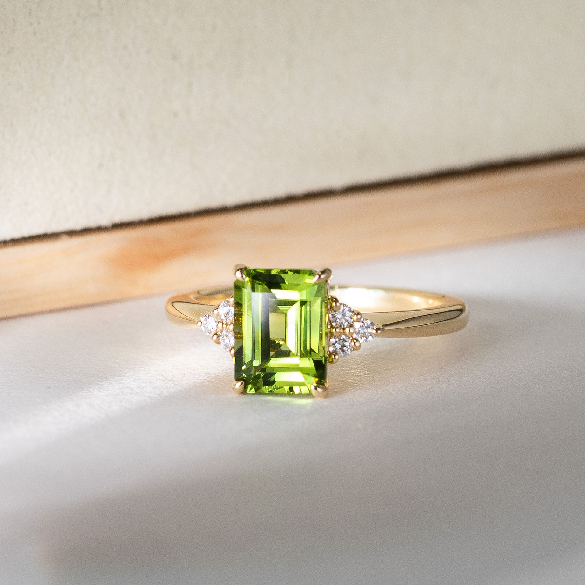 Peridot Erin Ring