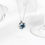 Thumbnail: Aquamarine Camellia Necklace