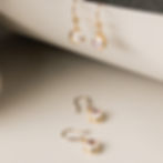 Selene Earrings with Royal Blue Moonstone