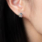 Bouquet Earrings - Azur -