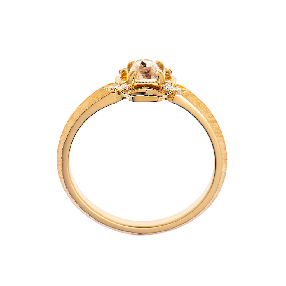 Old Mine-cut Diamond Ring