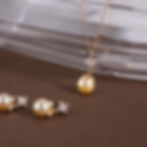 Wisteria Golden Akoya Pearl Necklace