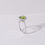 Thumbnail: Peridot Halo Diamond Ring