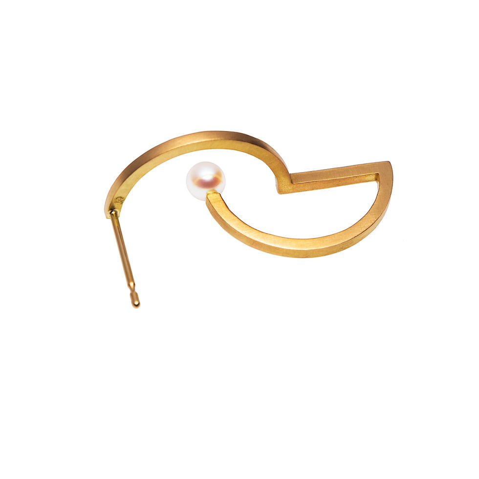 Thumbnail: Abstract Single-sided Earring