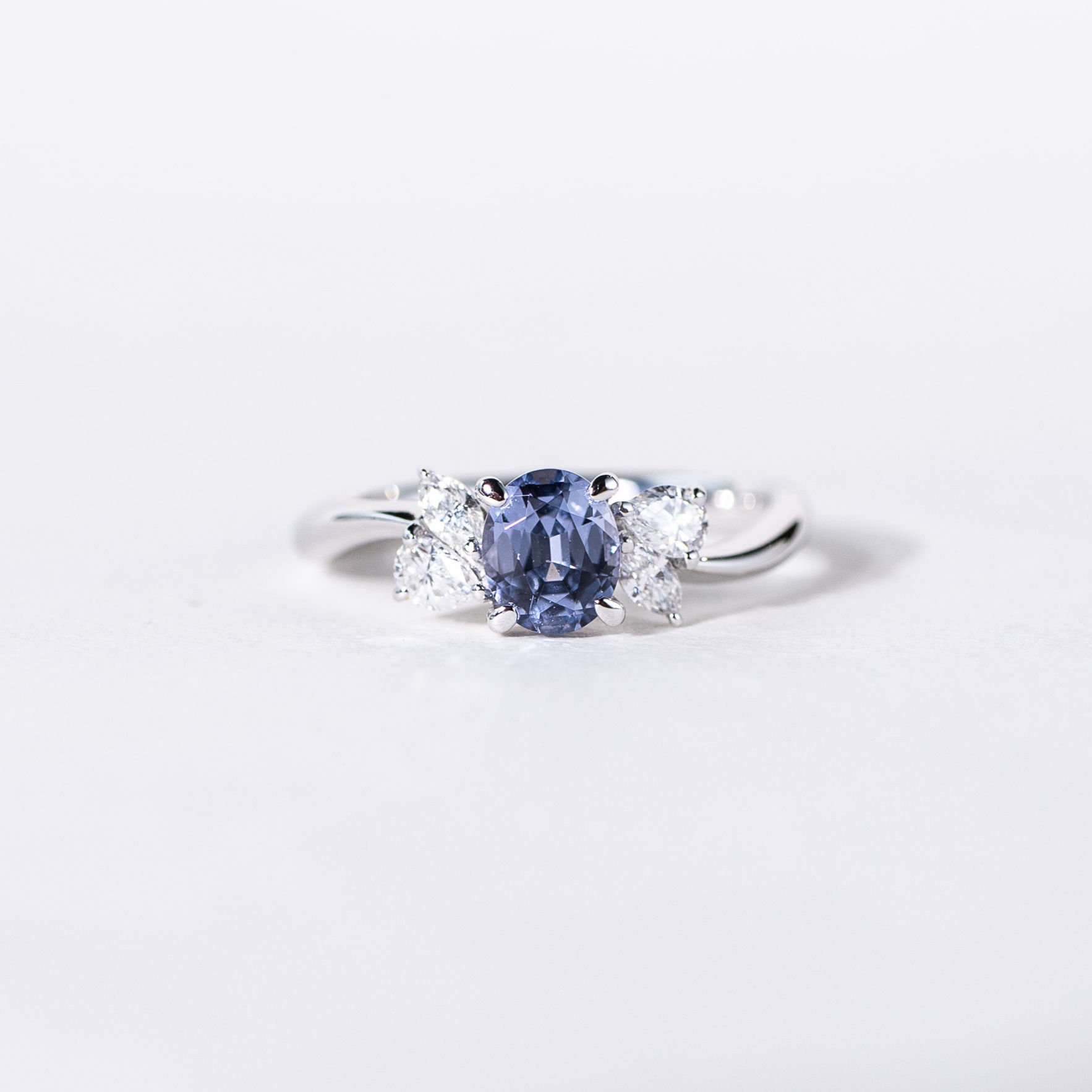 Morika Lavender Spinel Engagement Ring
