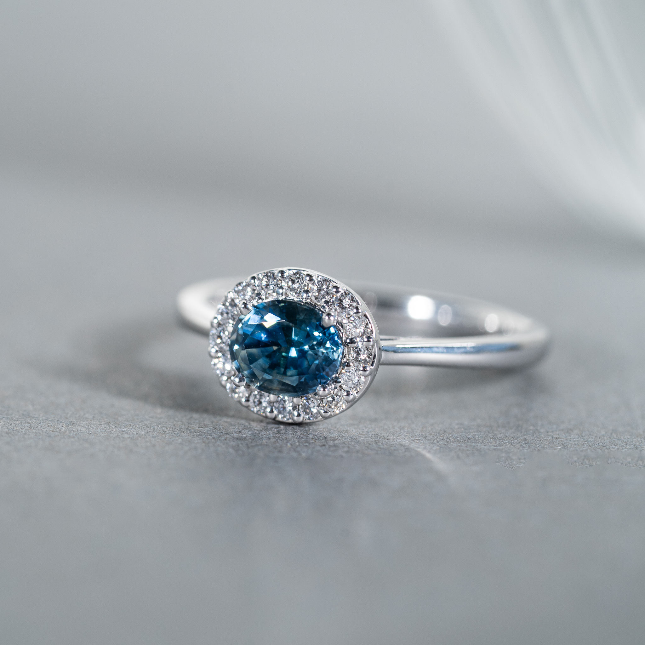 Bon Bon Ring with Montana Sapphire