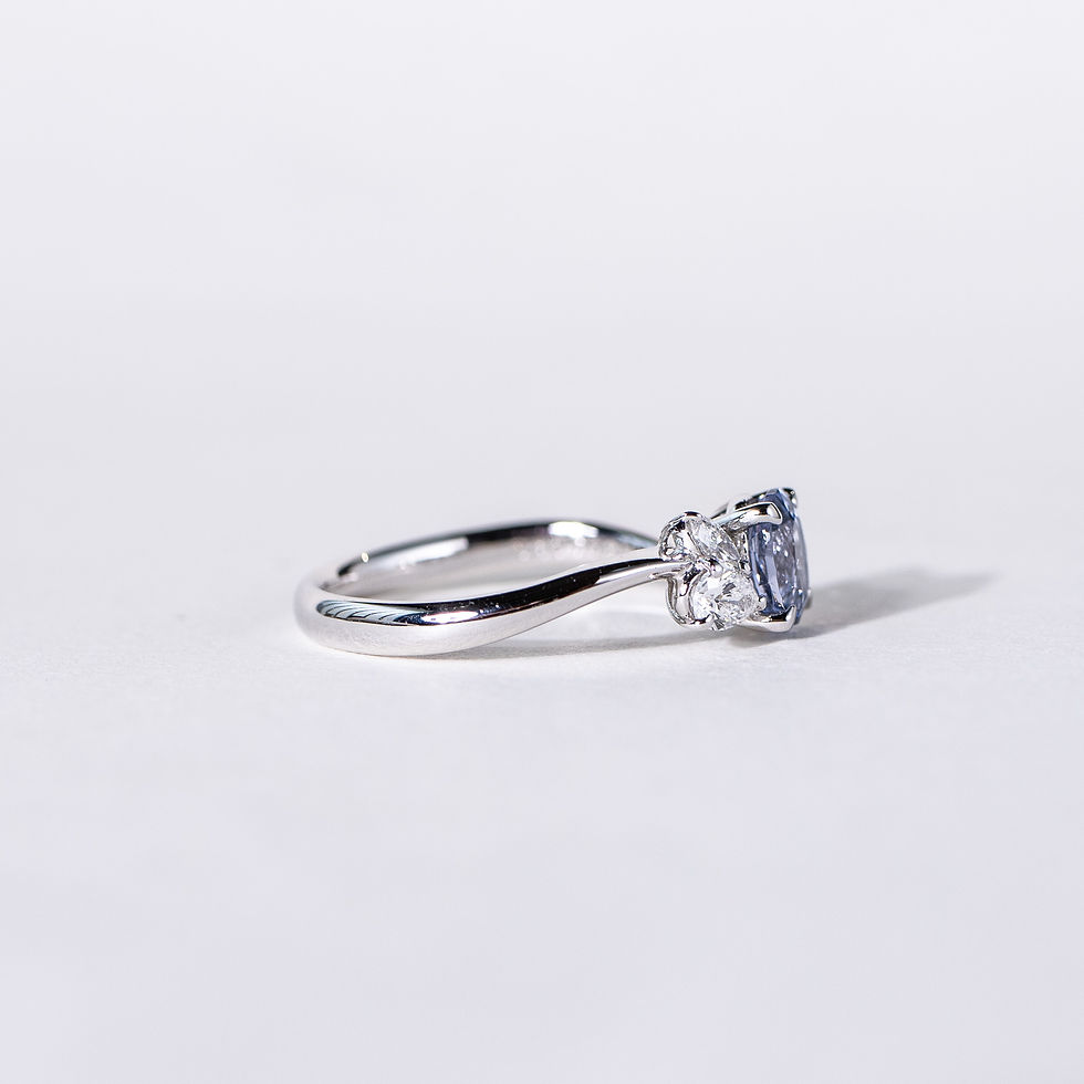 Thumbnail: Morika Lavender Spinel Engagement Ring