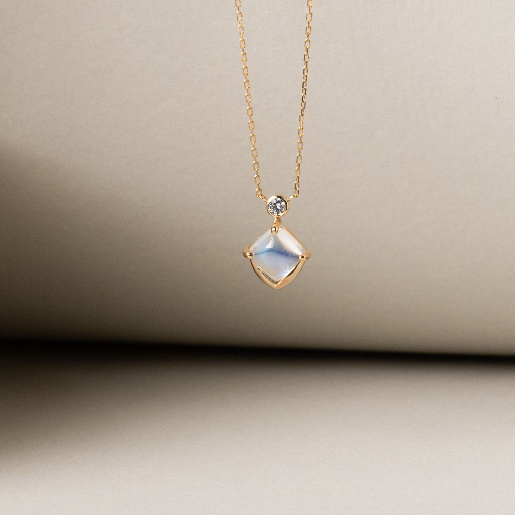 Selene Necklace with Moonstone