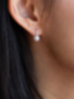 Diamond Pavé Akoya Pearl Earrings