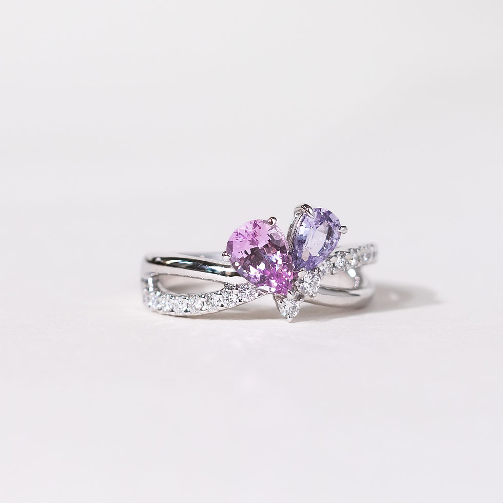 Thumbnail: Ribbon Ring with Sapphire