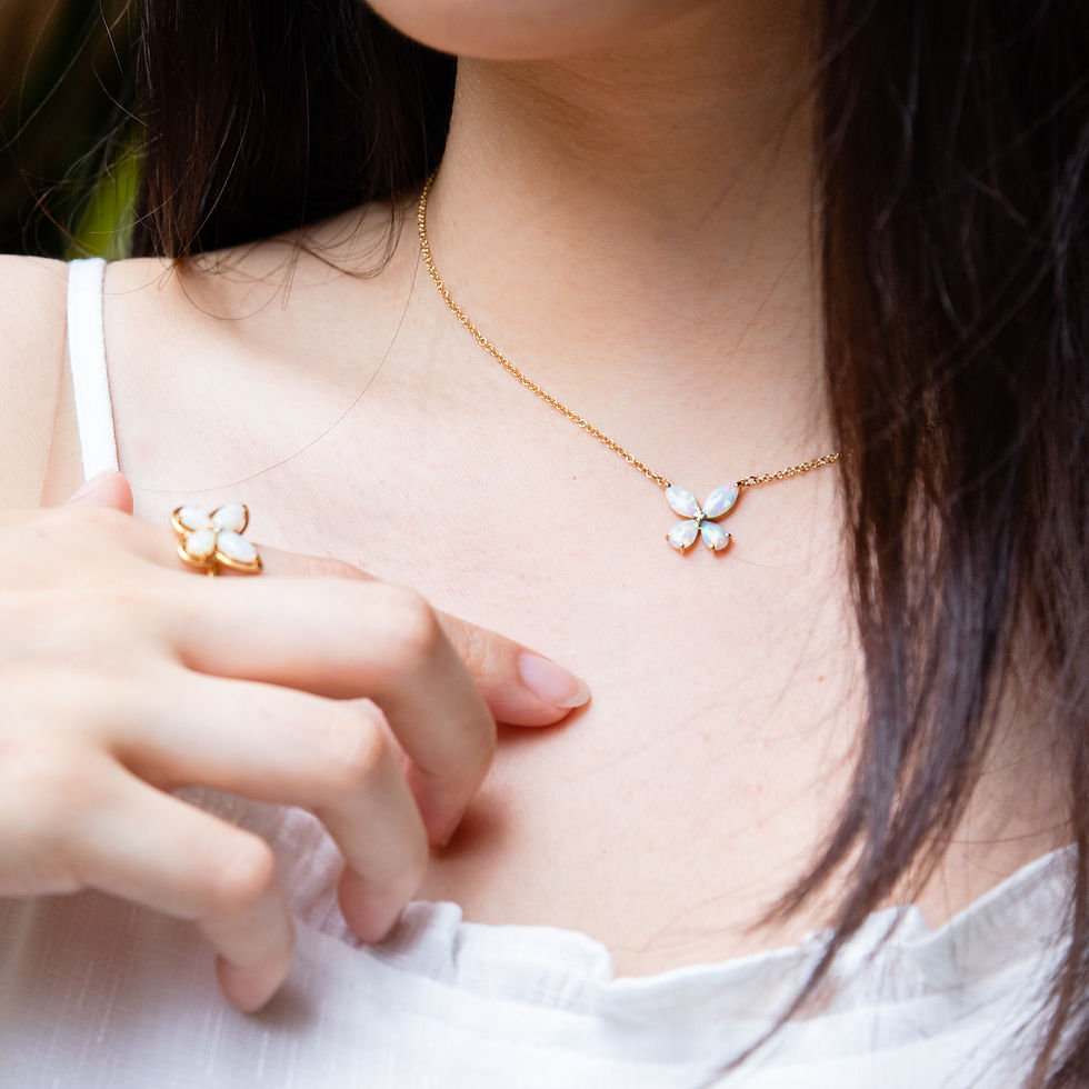 Thumbnail: Opal Coordinate Necklace