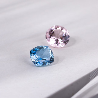 Aquamarine and Morganite