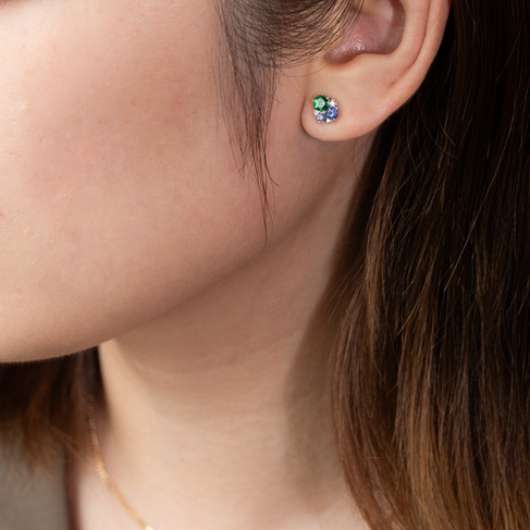 Tsavorite Garnet Earrings