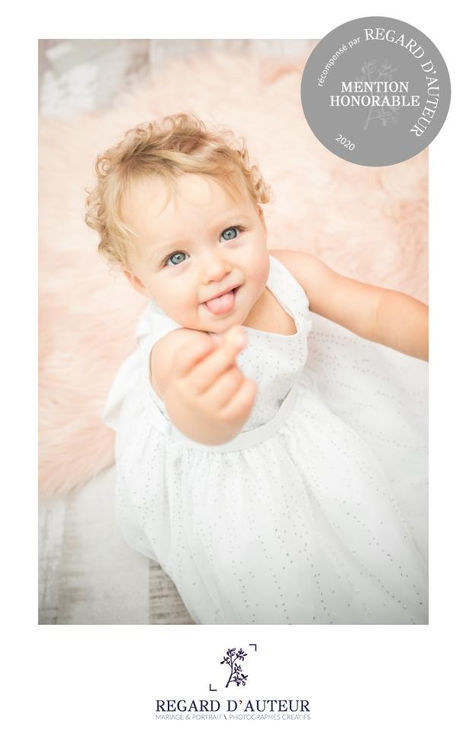 petite fille en séance photo enfant sur lille
