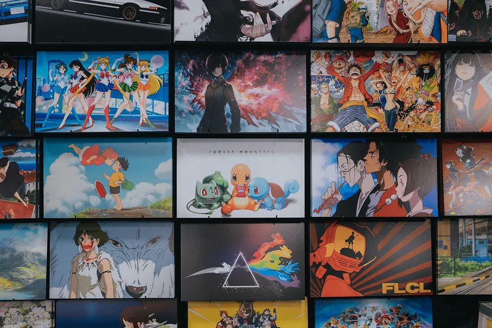Vários animes diferentes nas televisões