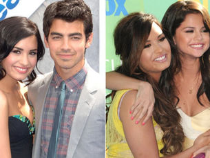 Demi Lovato, Joe Jonas e Selena Gomez