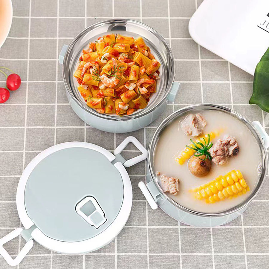 Miniatura: Portable Lunch Box Set Storage Warmer Lunch Container With Handle Stainless Stee