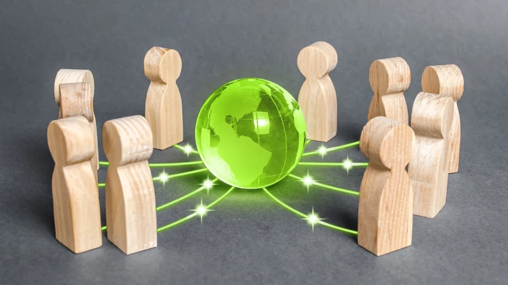 Global social impact connections and community network